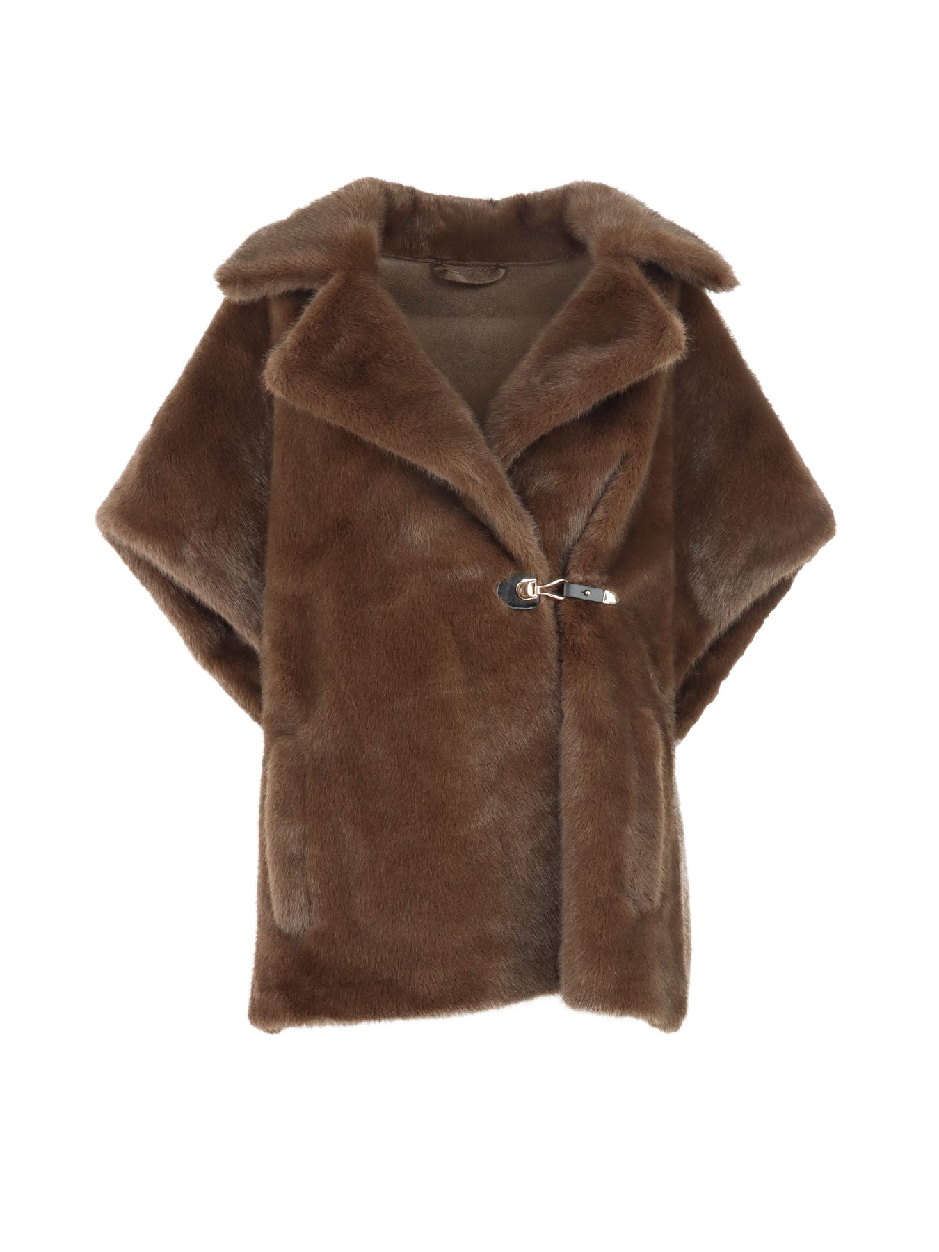 Gilet en fausse fourrure MONTREUX de Giovanni choco