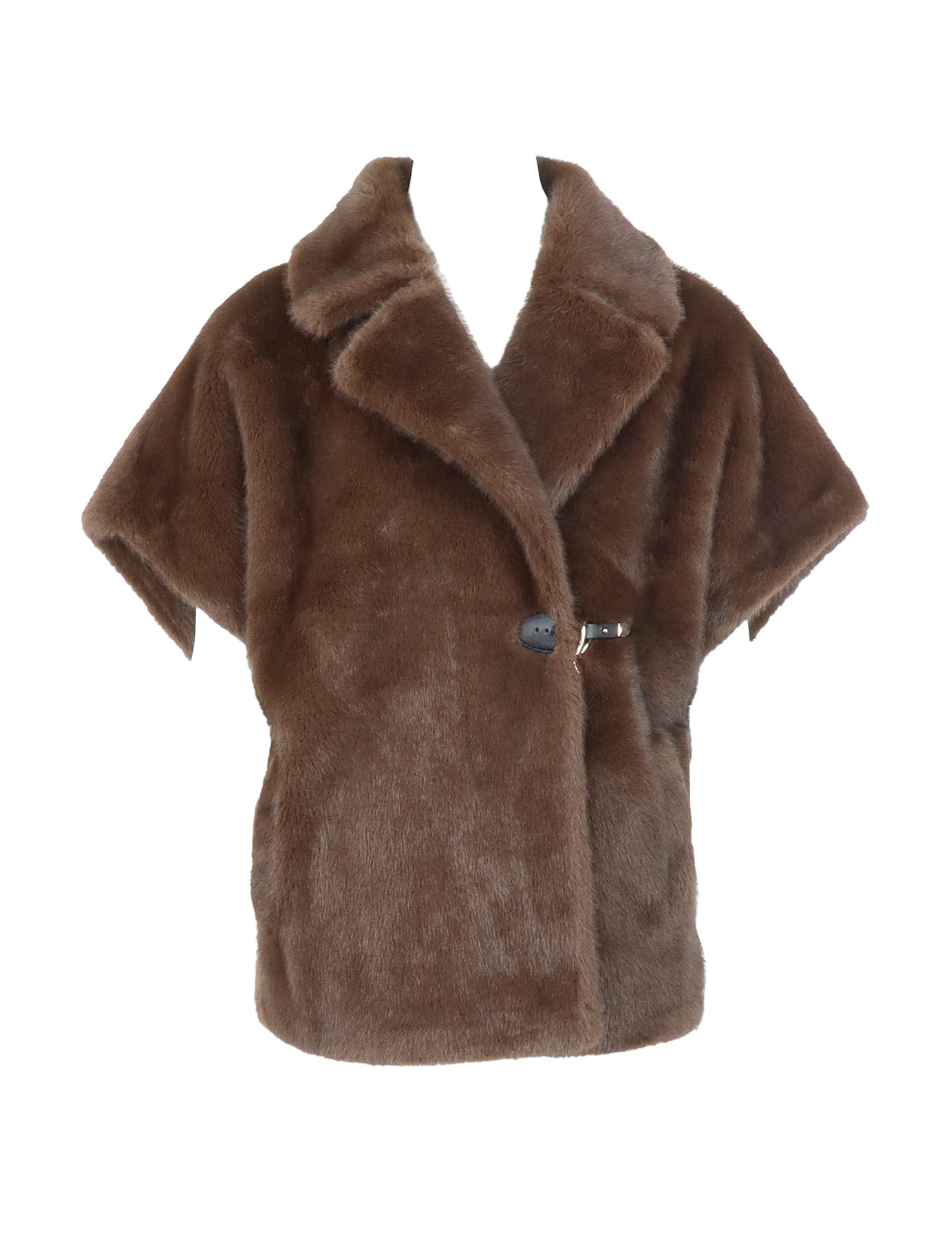 Gilet en fausse fourrure MONTREUX de Giovanni choco