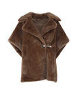 Gilet en fausse fourrure MONTREUX de Giovanni choco