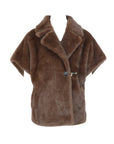 Gilet en fausse fourrure MONTREUX de Giovanni choco