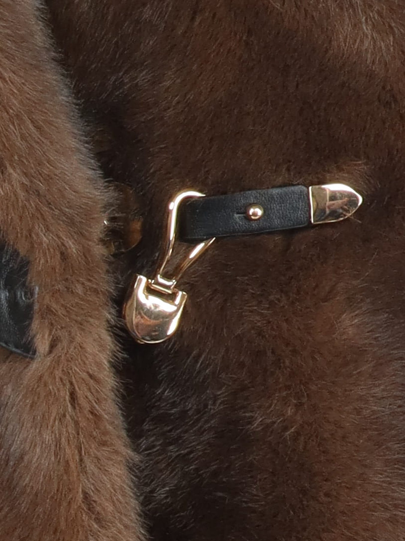 Gilet en fausse fourrure MONTREUX de Giovanni choco