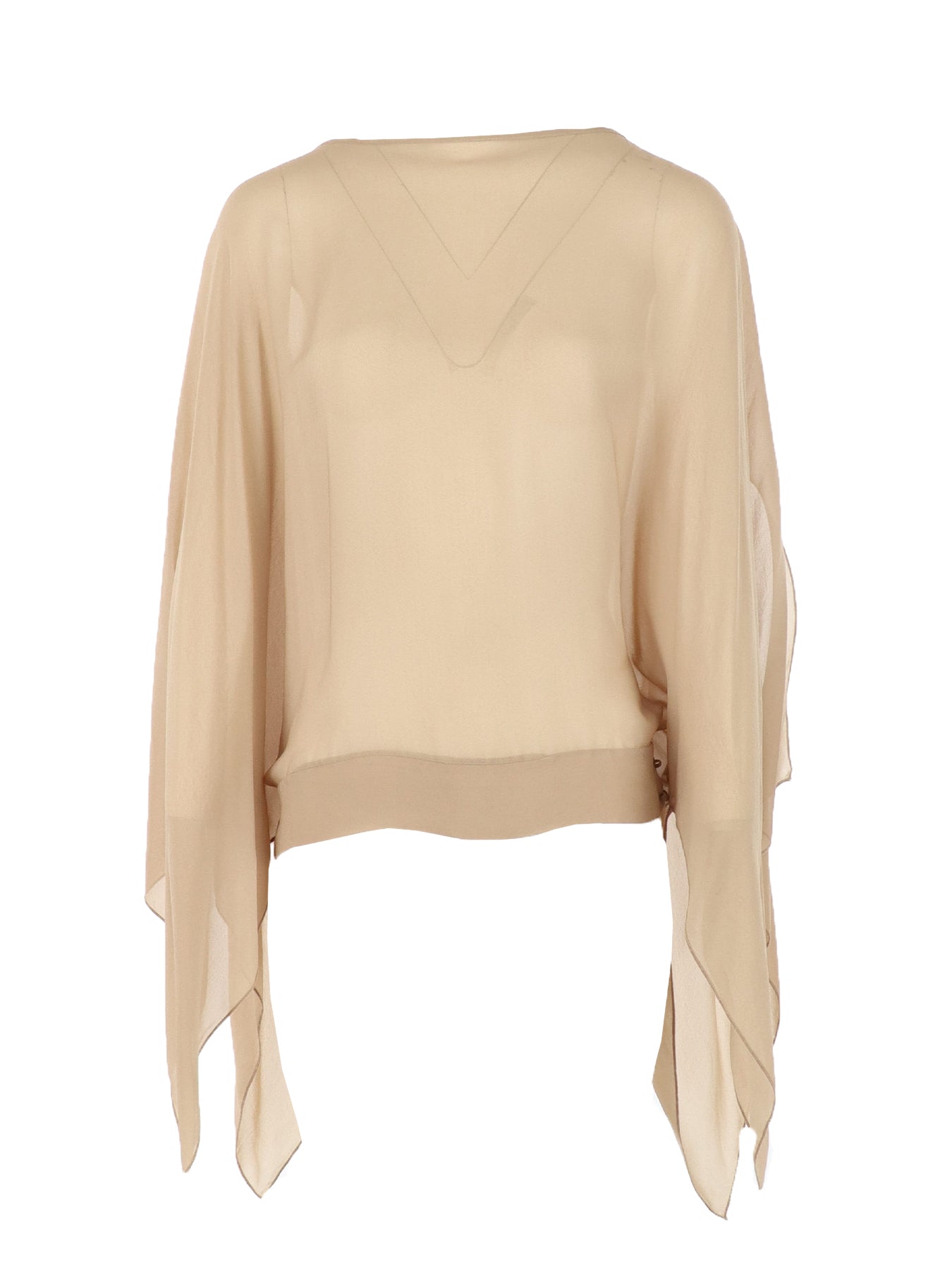 Blouse voile caramel king kong