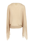 Blouse voile caramel king kong