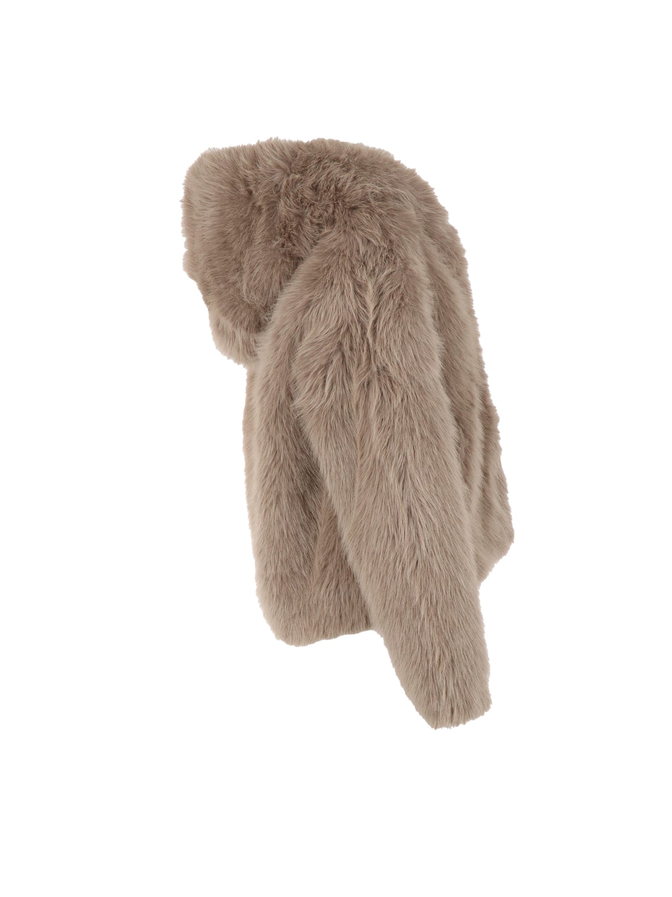 Blouson en fausse fourrure taupe ATT