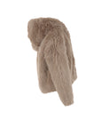 Blouson en fausse fourrure taupe ATT