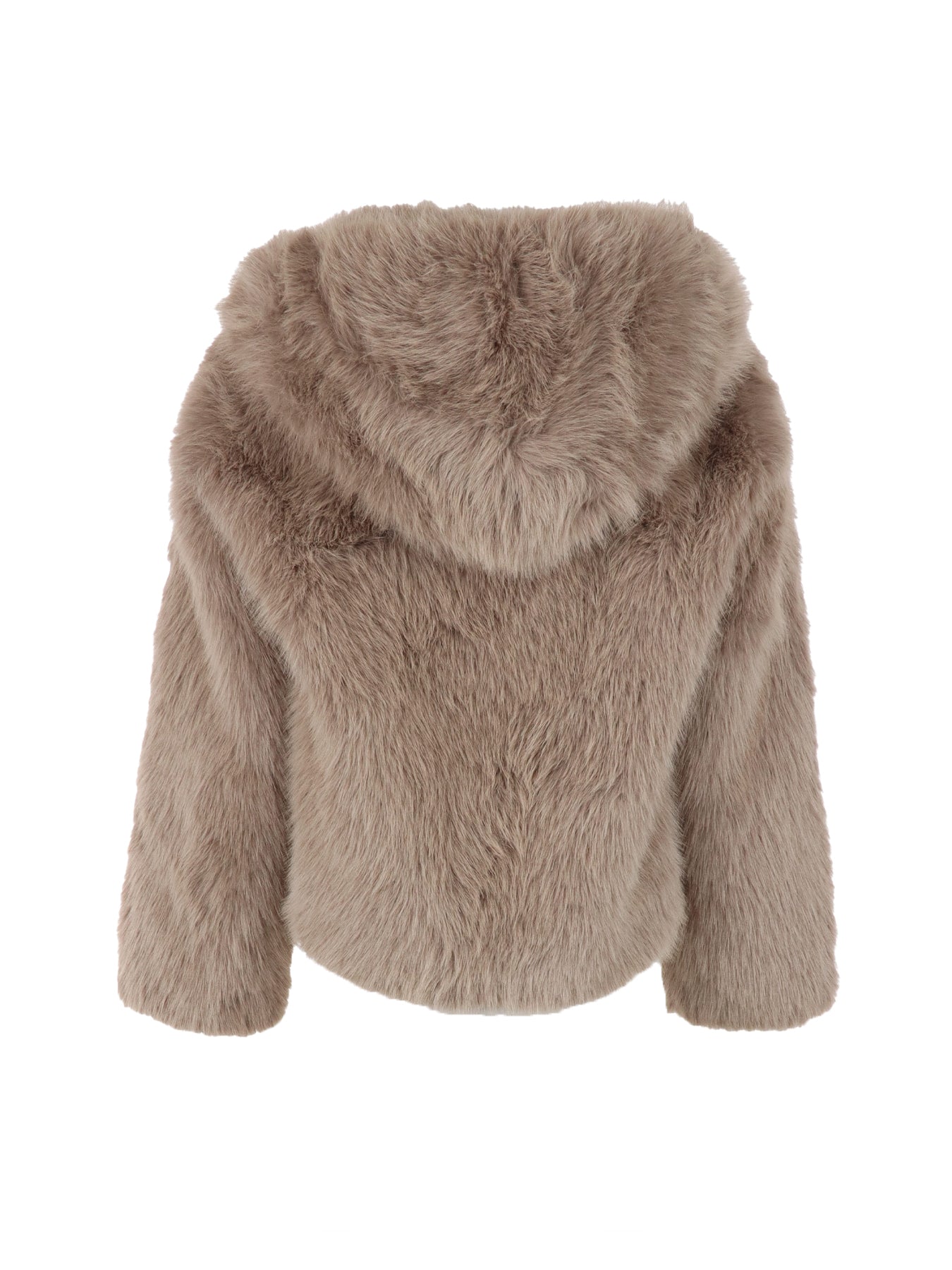 Blouson en fausse fourrure taupe ATT