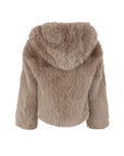 Blouson en fausse fourrure taupe ATT