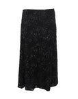 Jupe tulle/sequins mi-longue noir Antonello Serio