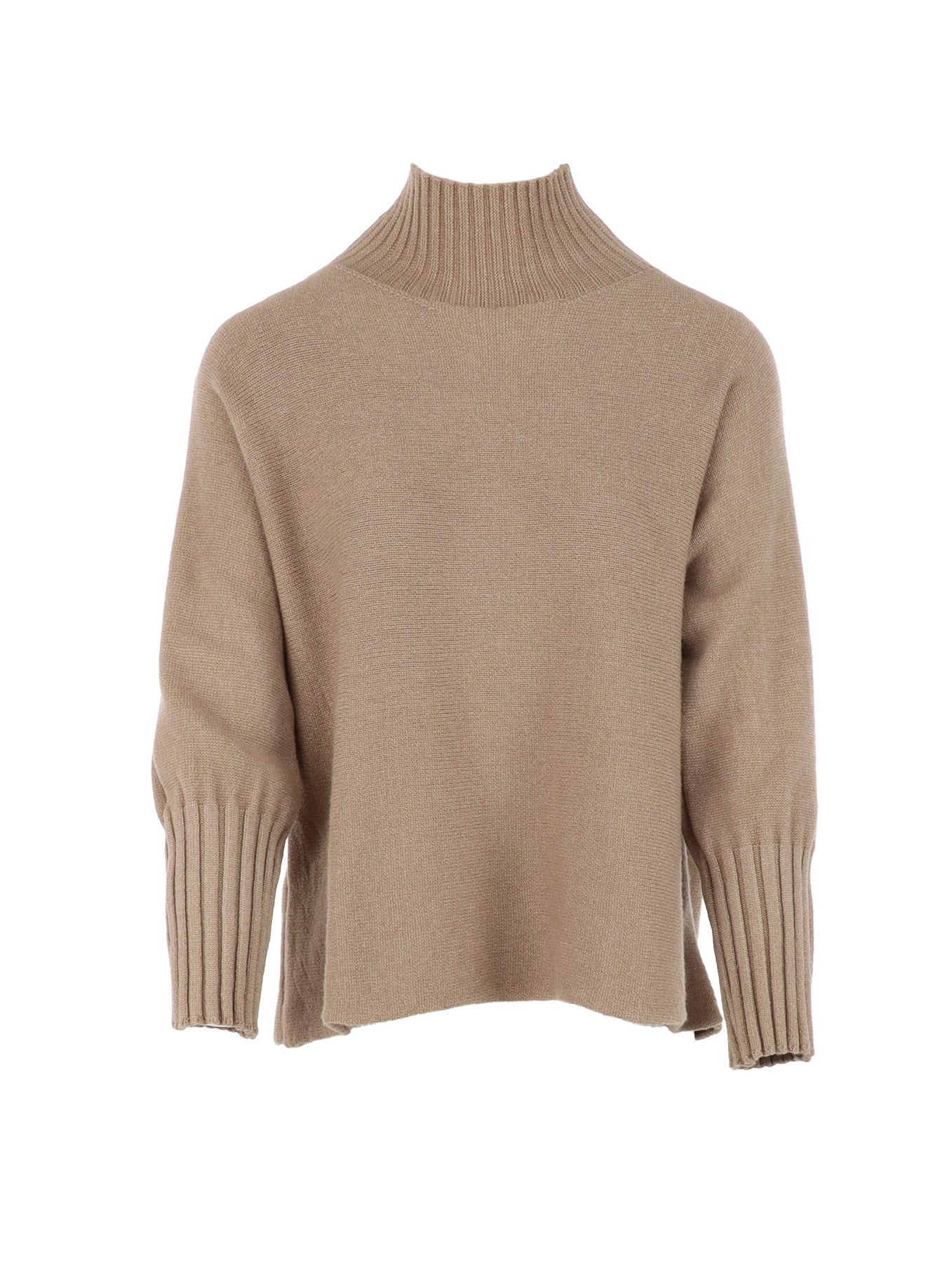 Pull Antonello Serio manches longues camel