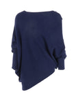 Pull asymétrique marine Natacha