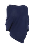 Pull asymétrique marine Natacha