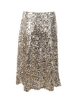 Jupe sequins dorés mi-longue Antonello Serio