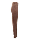 Pantalon suédine droit choco ATT