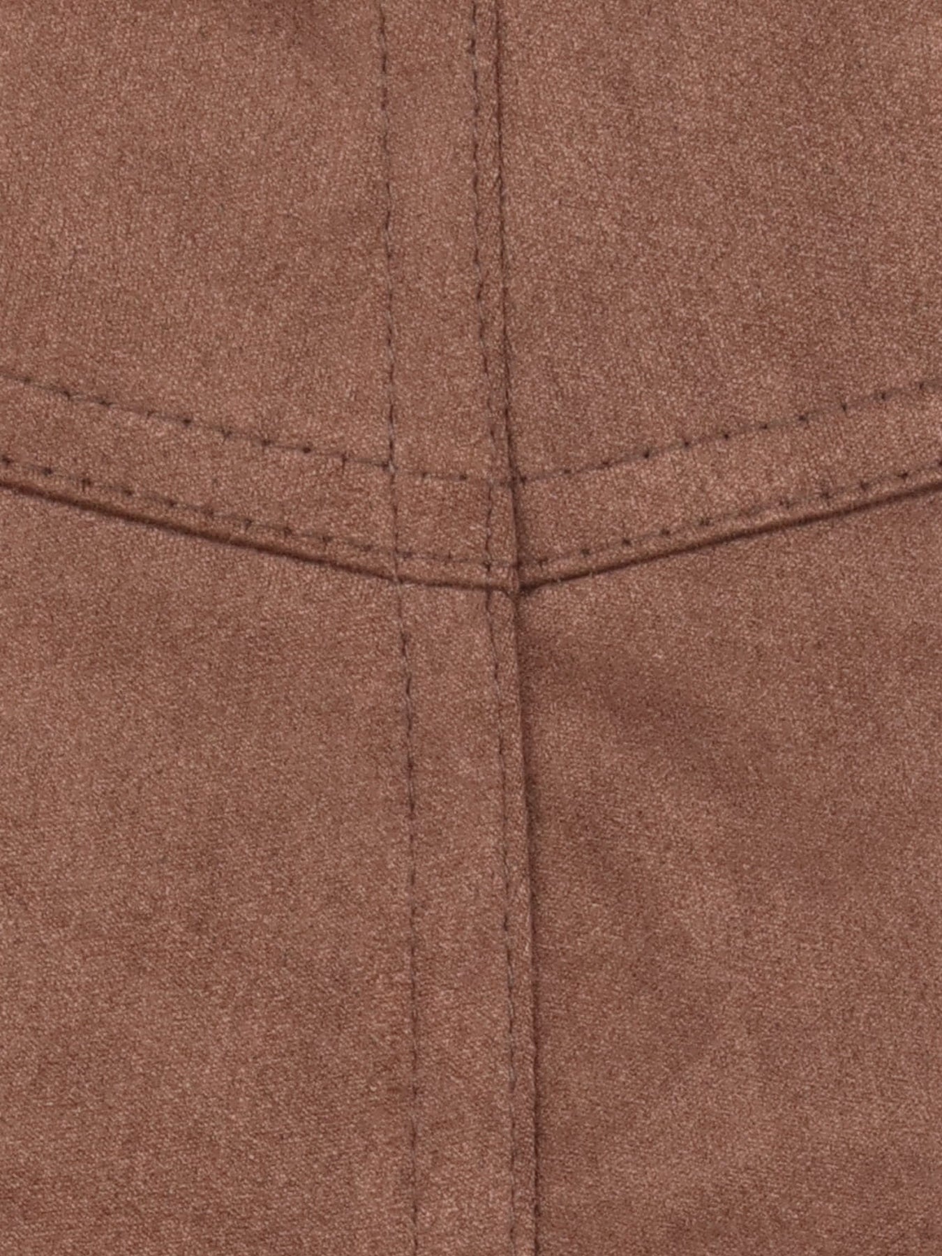 Pantalon suédine droit choco ATT