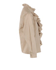 Blouse Antonello Serio beige à jabot