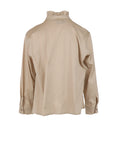 Blouse Antonello Serio beige à jabot