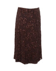 Jupe tulle/sequins mi-longue choco Antonello Serio