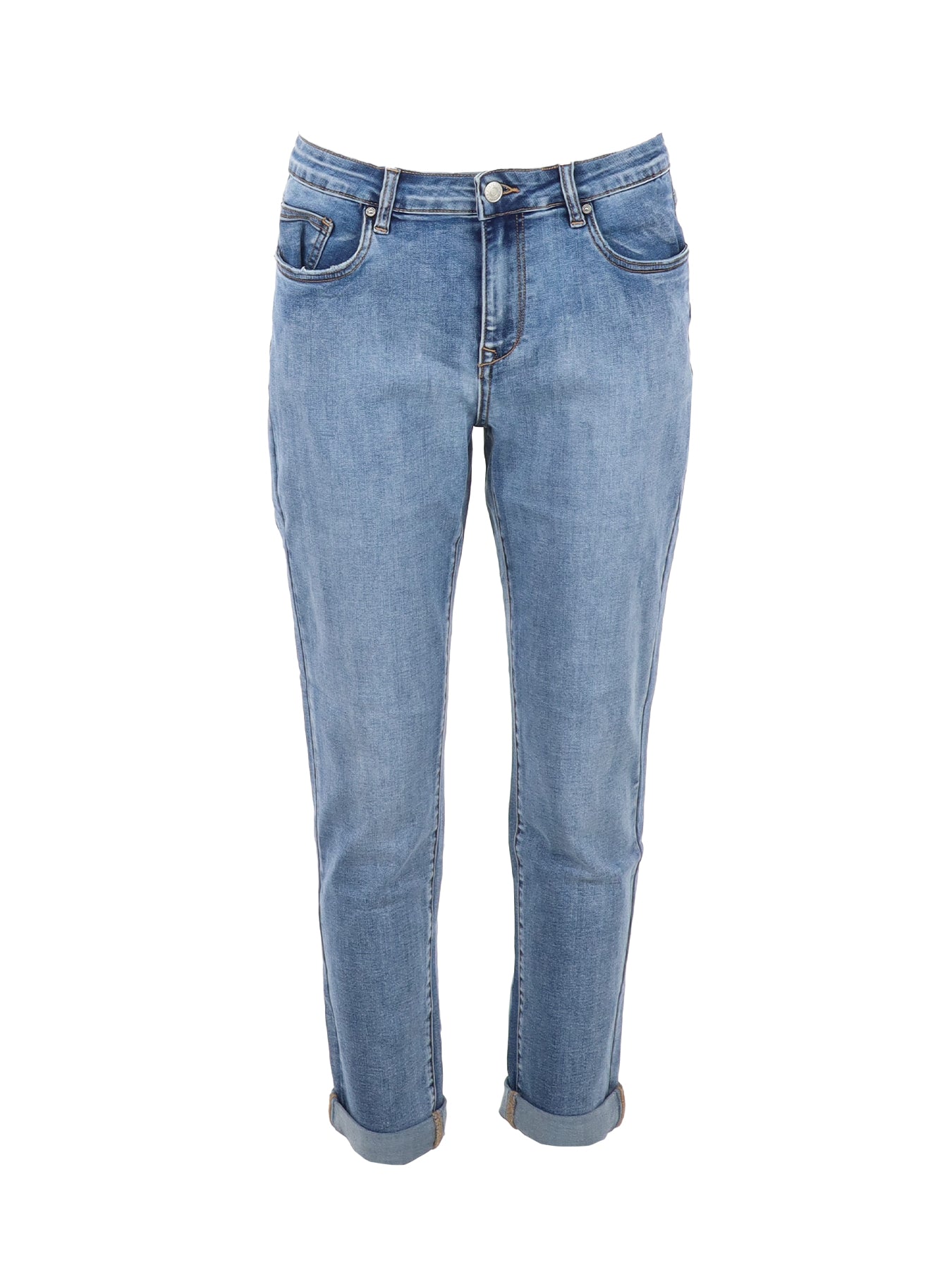 Jeans bleu délavé mom fit RD