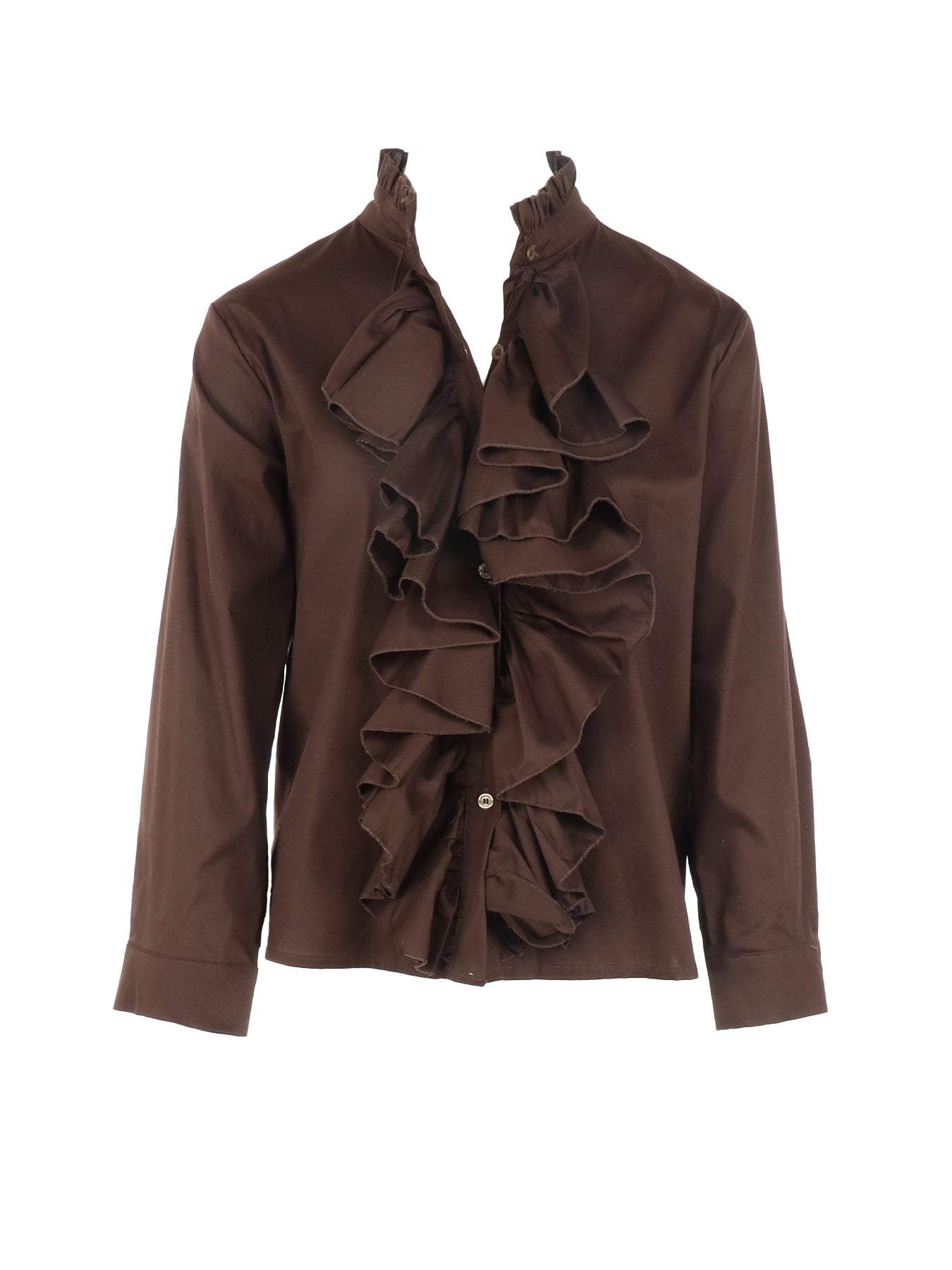 Blouse Antonello Serio choco à jabot