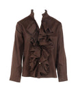 Blouse Antonello Serio choco à jabot
