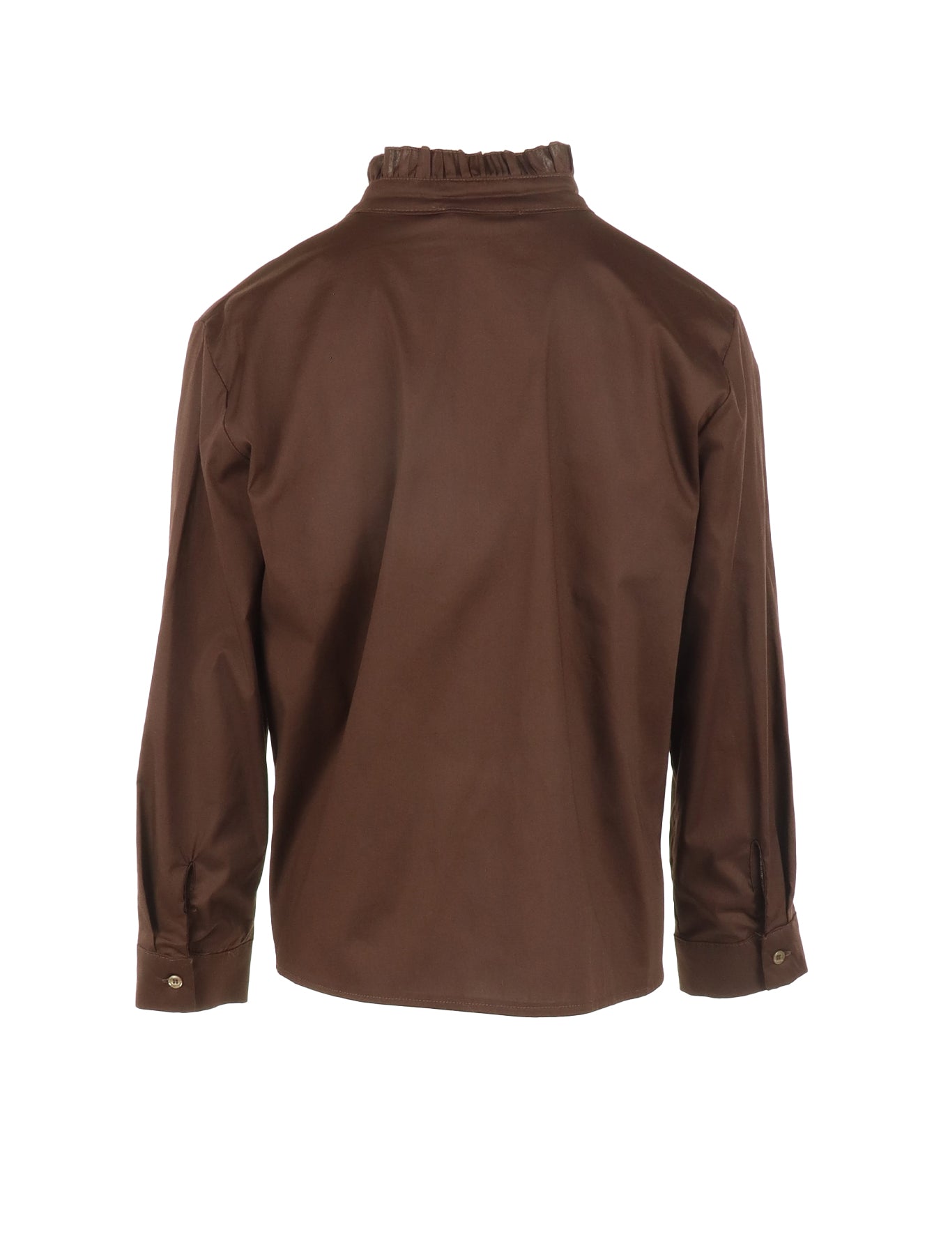 Blouse Antonello Serio choco à jabot