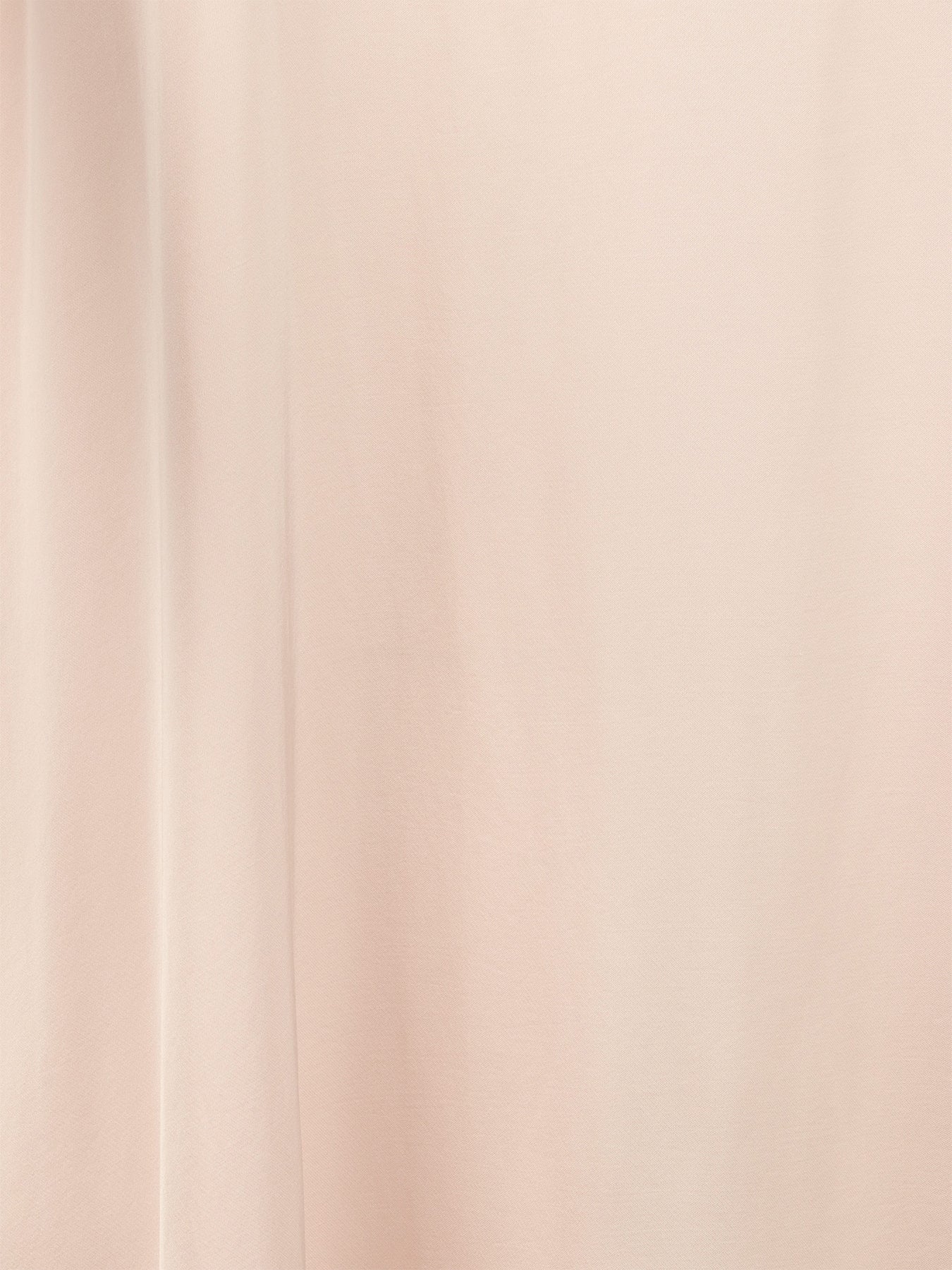 Robe longue en soie tissée rose Natacha