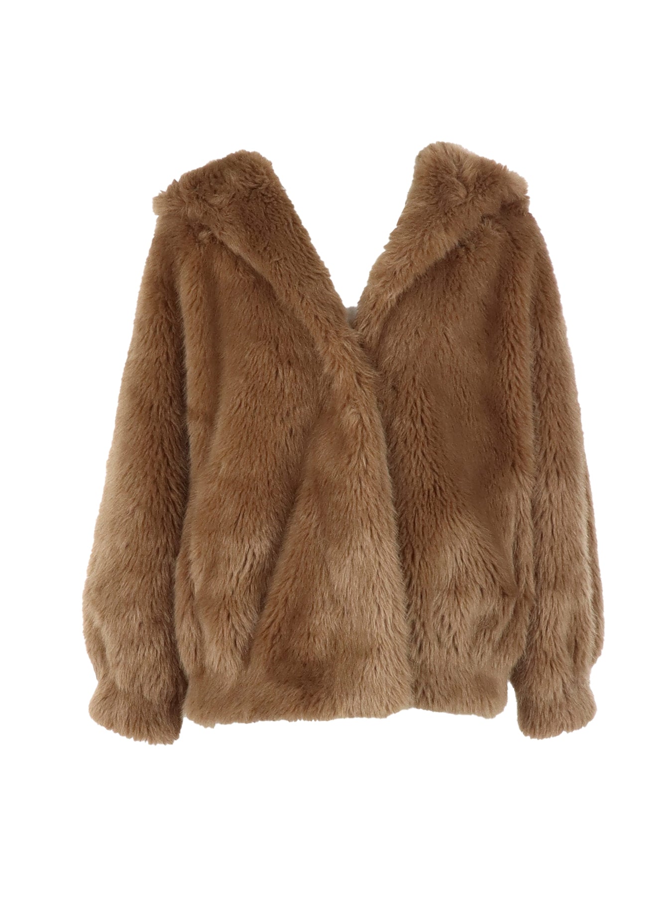 Manteau en fausse fourrure TEDDY de Giovanni camel