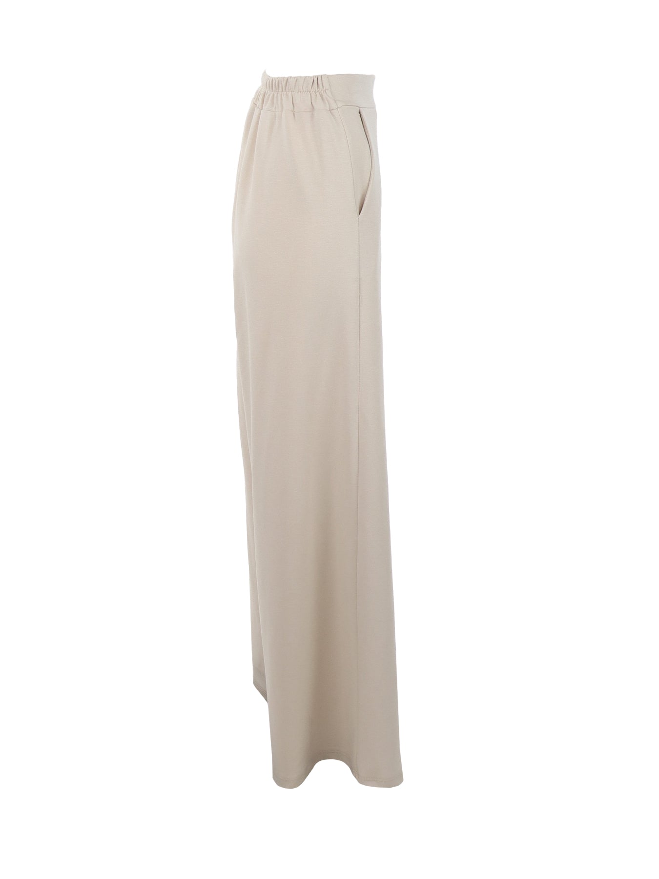 Pantalon large Antonello Serio beige