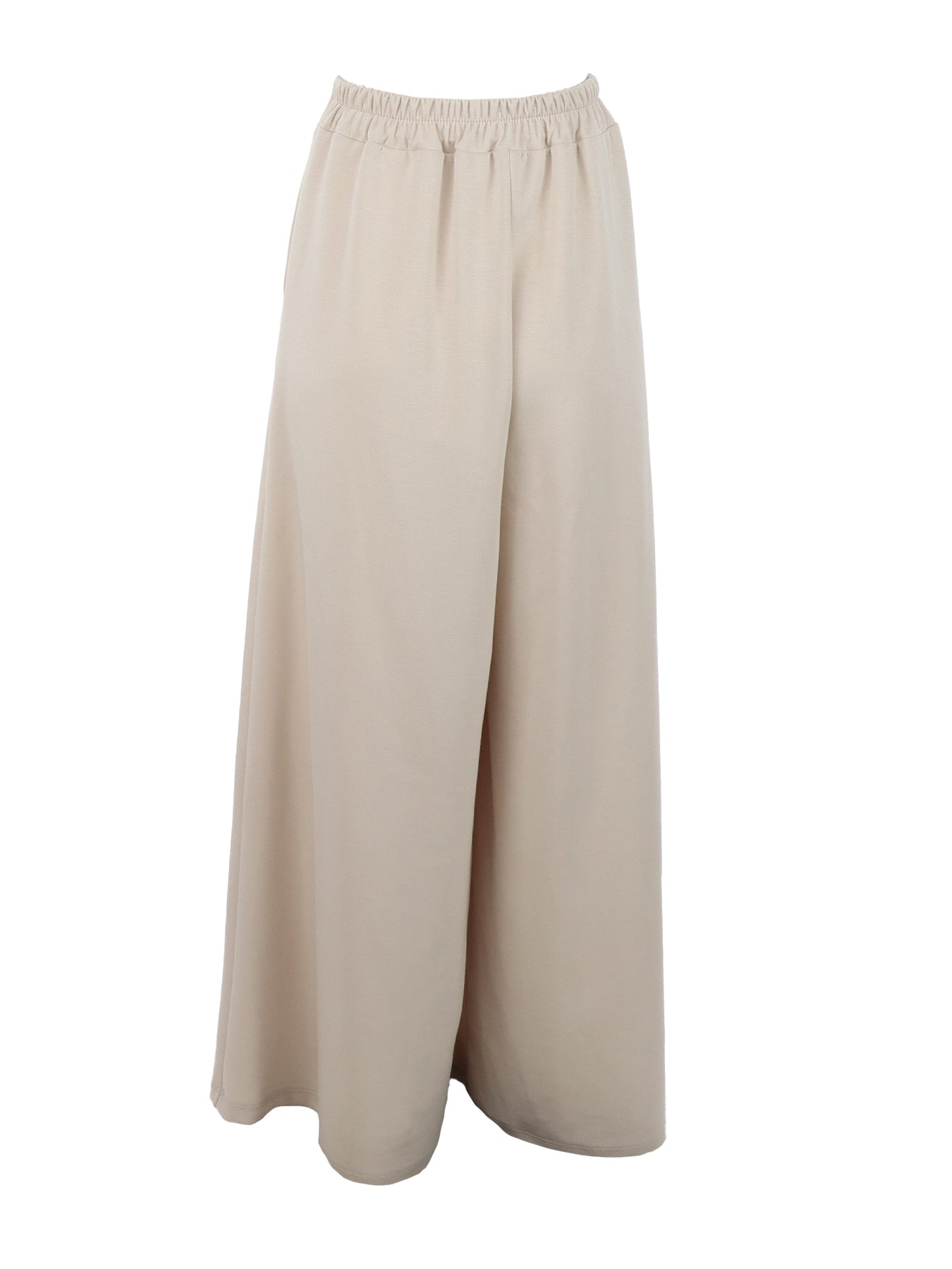 Pantalon large Antonello Serio beige