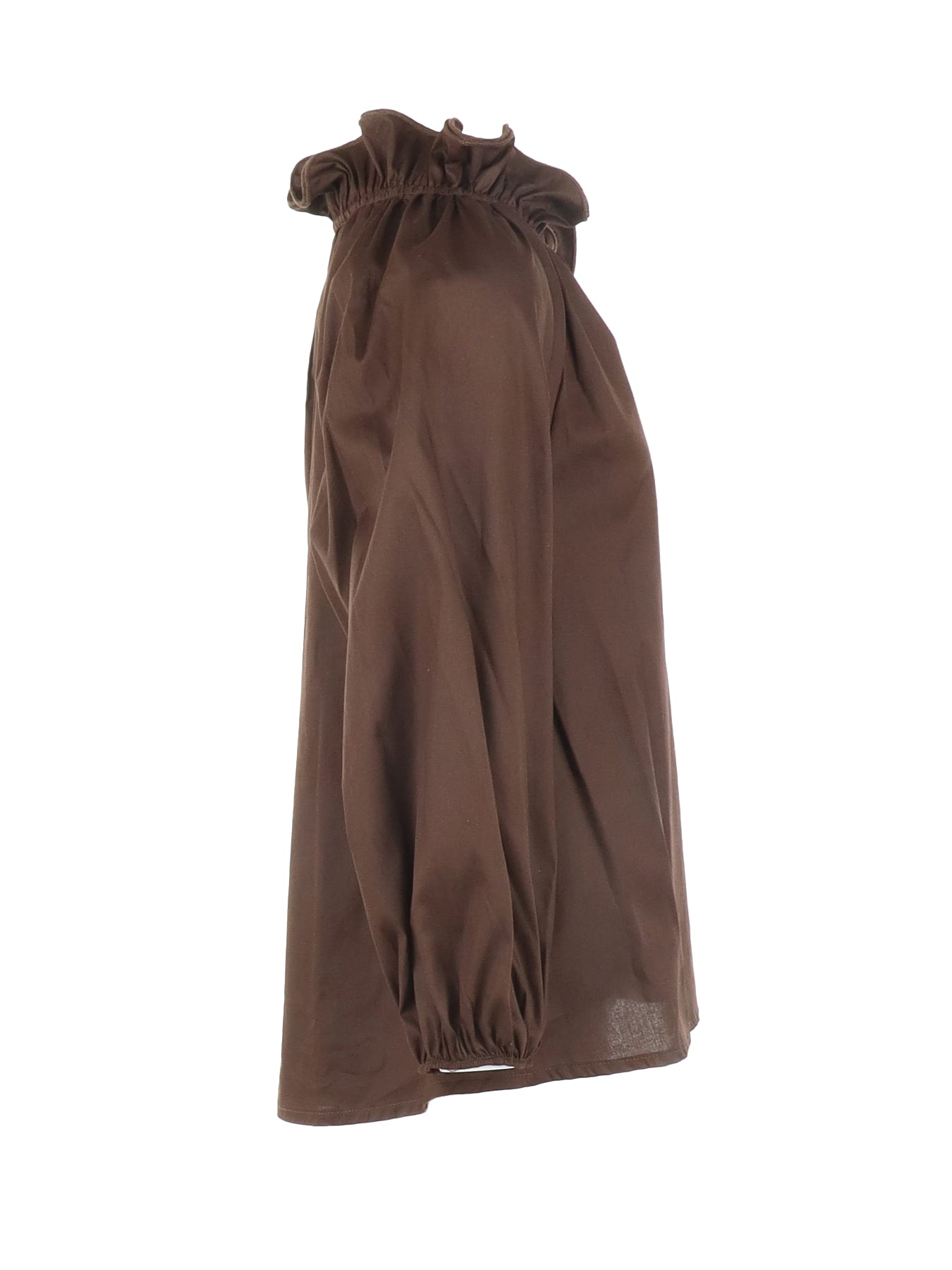 Blouse Antonello Serio choco col froncé