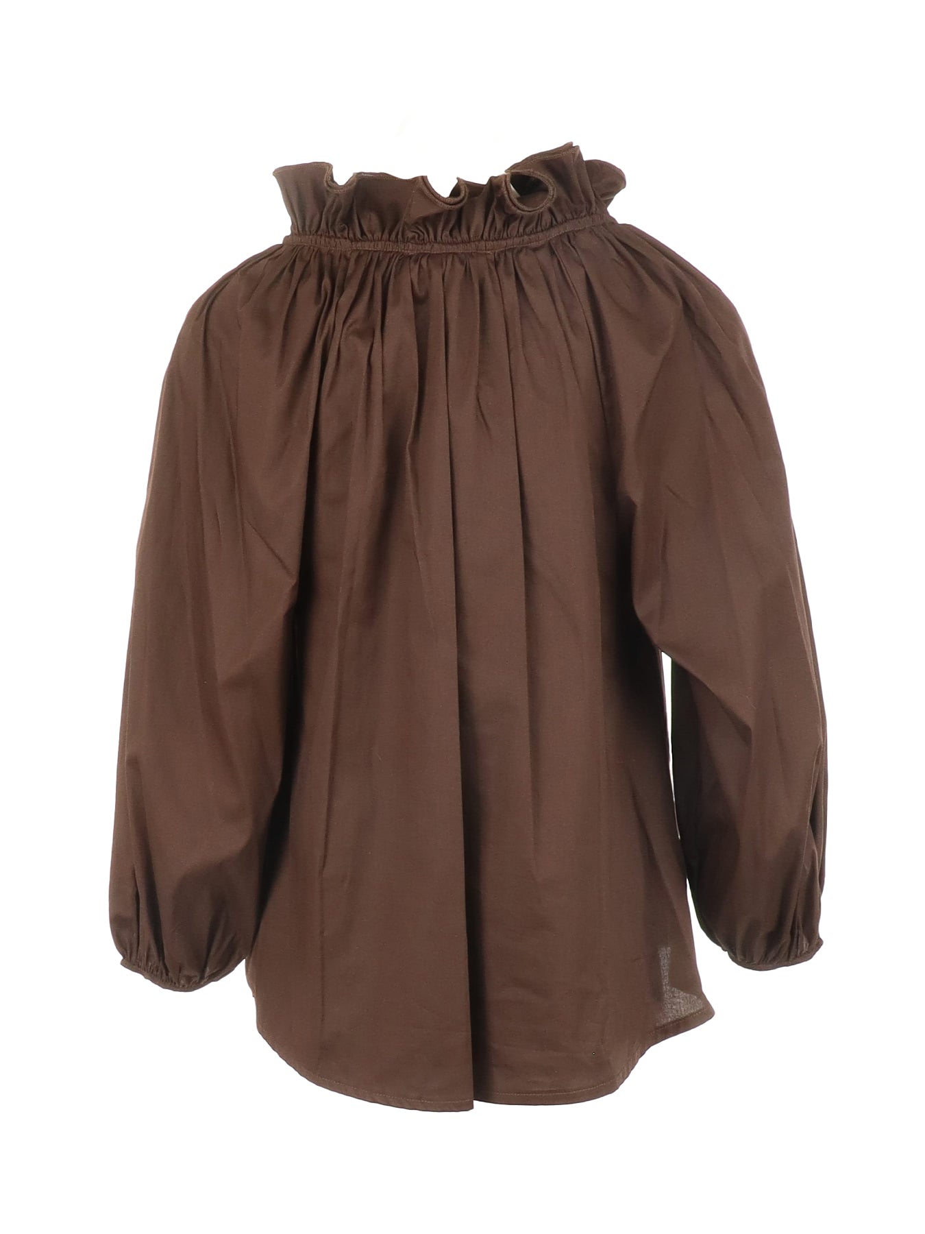 Blouse Antonello Serio choco col froncé