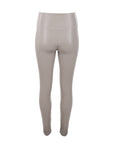 Leggings cuir végane taupe