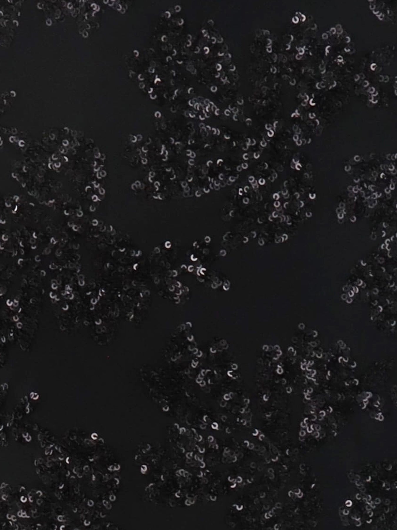 Top tulle/sequins noir Antonello Serio