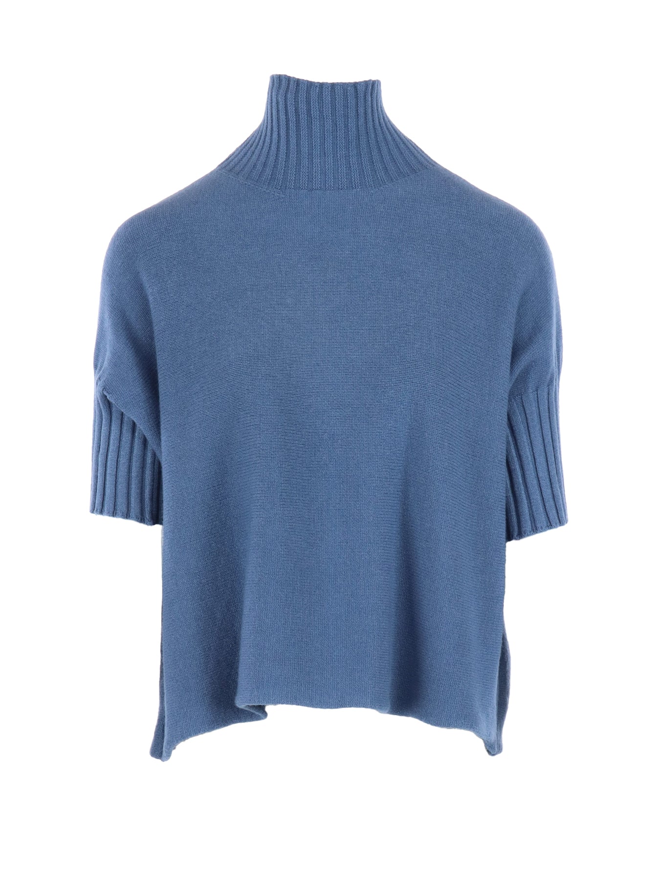 Pull Antonello Serio col montant bleu