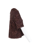 Top manches courtes tulle/sequins choco Antonello Serio