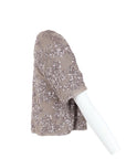 Top manches courtes tulle/sequins taupe Antonello Serio