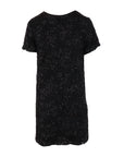 Robe tulle/sequins noir Antonello Serio