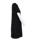 Robe tulle/sequins noir Antonello Serio