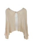 Gilet/pull maille beige Natacha