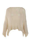 Gilet/pull maille beige Natacha