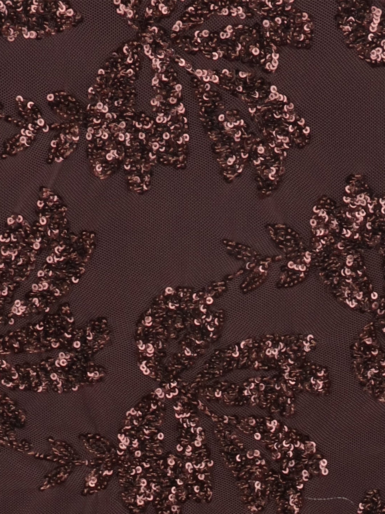 Top tulle/sequins choco Antonello Serio