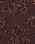 Top tulle/sequins choco Antonello Serio