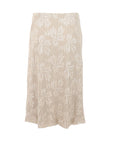 Jupe tulle/sequins mi-longue beige Antonello Serio