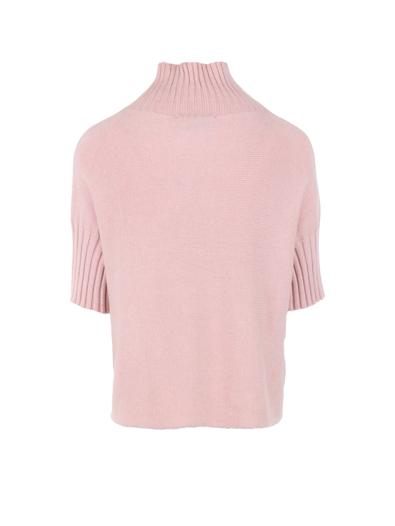 Pull Antonello Serio col montant rose