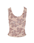 Top tulle/sequins nude Antonello Serio