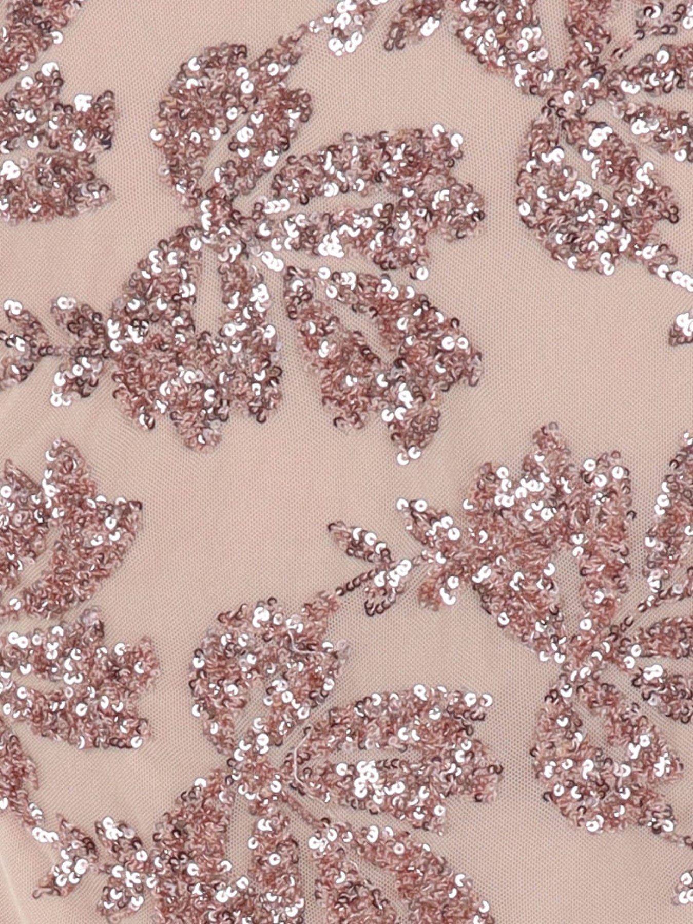 Top tulle/sequins nude Antonello Serio