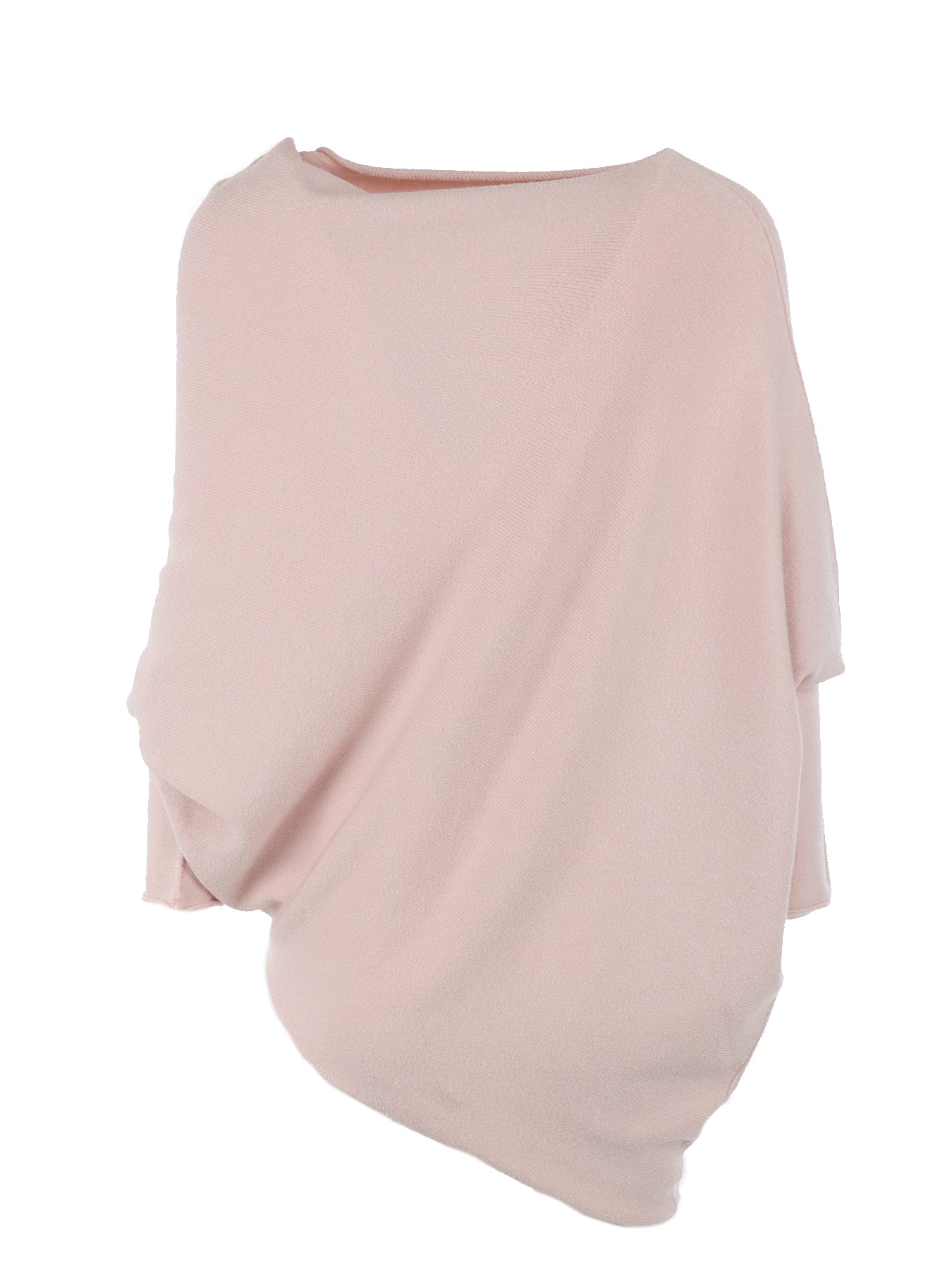 Pull asymétrique baby pink Natacha