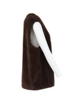 Gilet en fausse fourrure MINA Giovanni choco