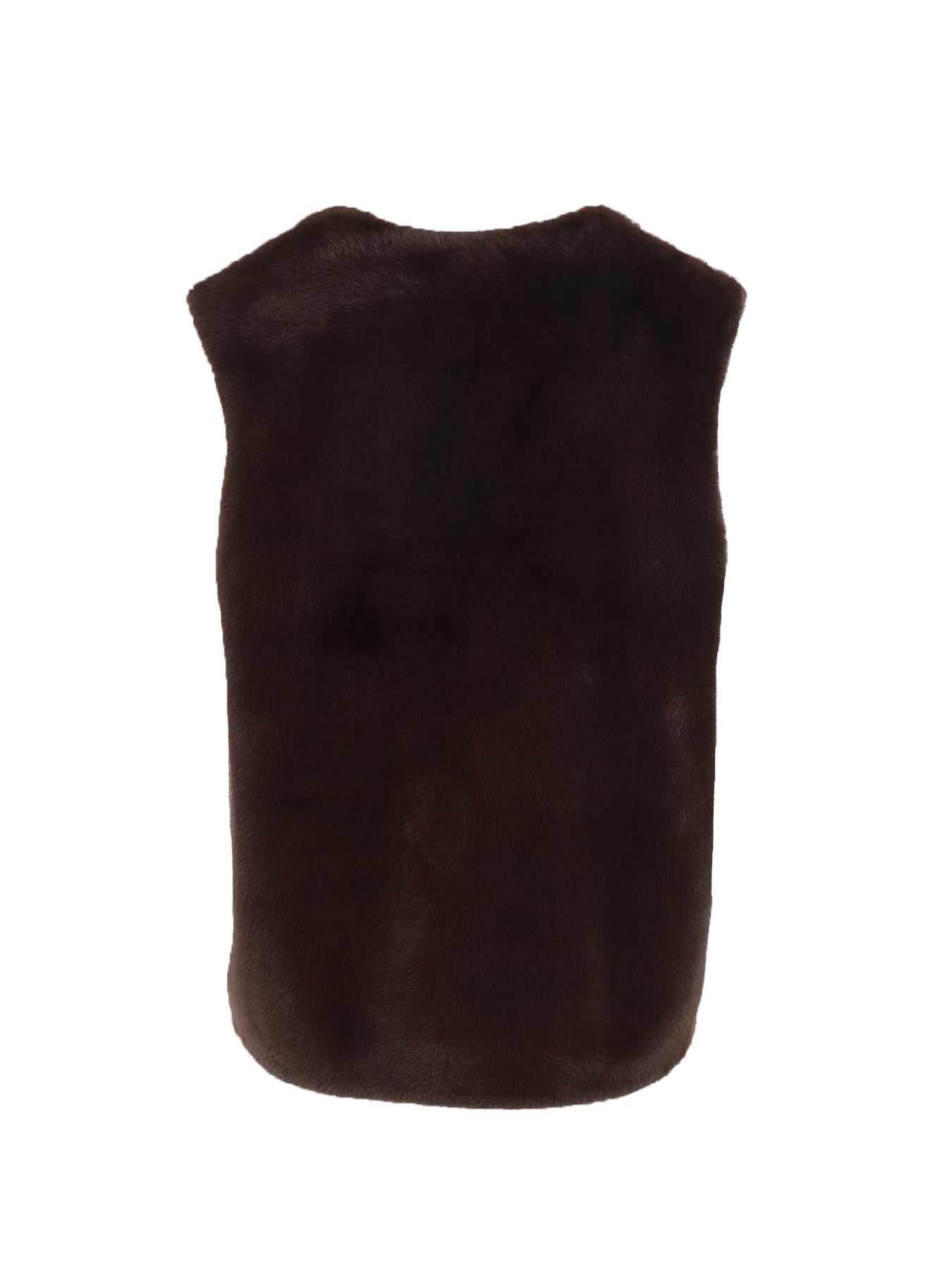 Gilet en fausse fourrure MINA Giovanni choco