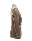 Blazer cintré velours taupe ATT